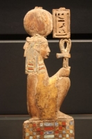 Goddess Maat  carrying the ankh 
