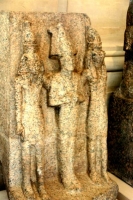 Osiris with her son Horus,  Apis and Tammuz
