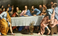The Last Supper, death or Resurrection  of  Christ
