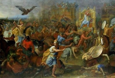 Alexander and his generals, in the Louvre Museum and in the Bible