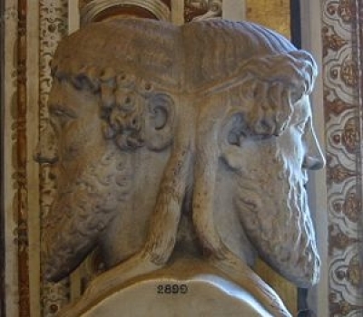 Janus, the god with two faces