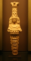 Artemis of Ephesus and mother-goddess figures.