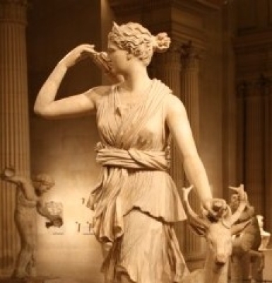 Artemis With a Doe and mother-goddess figures