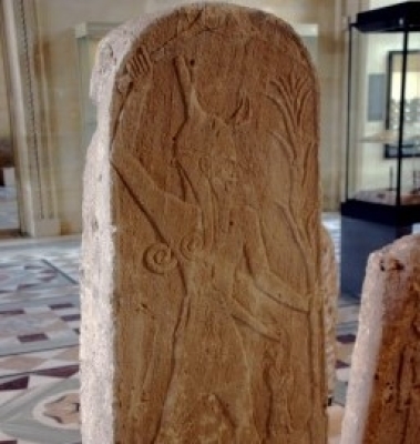 Stele of the Storm God Baal in the Louvre museum