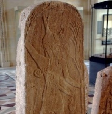 Stele of the Storm God Baal in the Louvre museum